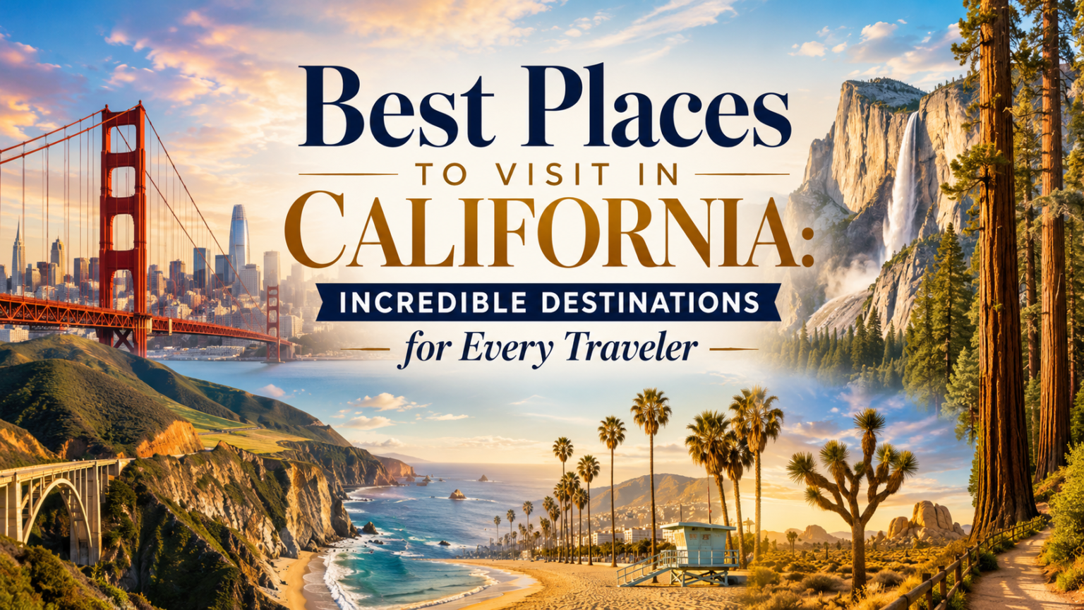 Best Places to Visit in California: 35 Incredible Destinations for Every Traveler